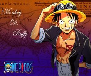 yapboz Monkey D. Luffy, One Piece